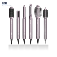 Styler capillaire portable HSL 6-en-1 avec moteur BLDC (110 000 tr/min), 3 vitesses, 1000W-12000W, diffuseur, buse - Utilisation en salon et en voyage