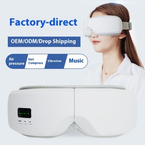 เครื่องนวดตาข้ามพรมแดน พร้อมประคบร้อน บลูทูธ ระบบแรงดันอากาศ อุปกรณ์ป้องกันดวงตาและหน้ากากคุณภาพพรีเมียม - Product Image 1