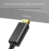 Câble USB Type-C DP Newstarlink 4K60HZ MÂLE-MÂLE pour ordinateur, casques VR, Surface Book - Plaqué or, gaine en PVC, cuivre sans oxygène