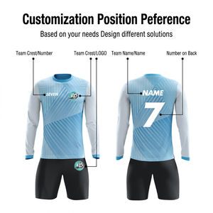 Uniformes Deportivos Personalizados para Equipos de Fútbol, Camisetas de Fútbol Transpirables de Secado Rápido, Poliéster, Unisex, Compra en Grupo - Product Image 4