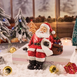 Cross-Border Santa Claus Tabletop Ornament Home Christmas Gift Scene Christmas Decoration Resin <b>Craft</b> - Product Image 5