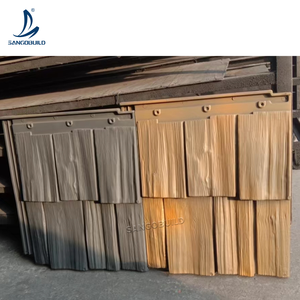 Tejas de techo resistentes al impacto resistentes al calor, tejas de techo sintéticas <span class=keywords><strong>Cader</strong></span> Shake para Villa - Product Image 2