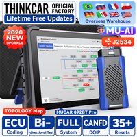 AB Deposu OBD2 Araç Teşhis Tarayıcısı MUCAR 892BT PRO AI Tam Sistem Teşhis Cihazı ECU Kodlama Topoloji Haritası J2534 DOIP CANFD