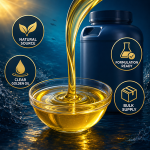 Huile de foie de morue Oméga-3 <span class=keywords><strong>EPA</strong></span> <span class=keywords><strong>DHA</strong></span> Vitamine A D naturelle Liquide de qualité alimentaire pour complément alimentaire en gélules OEM Marque privée Extrait végétal - Product Image 3