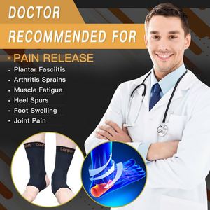 2024 produk baru penjepit pendukung pergelangan kaki kain infusi tembaga tipis bernapas sepak bola basket - Product Image 4