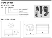 High-frequency Anti-interference Circular Threading Injection Molding Nickel-zinc Ferrite Magnetic Core Magnetic Ring Degaussing