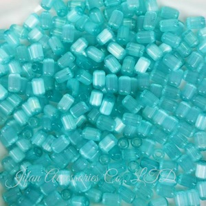 Perles œil-de-chat brossées 4x6 <span class=keywords><strong>mm</strong></span>, accessoires de perlage faits main, perles en verre en vrac pour la fabrication de bijoux artisanaux DIY - Product Image 5