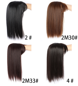 Vivian 10 et 14 pouces augmentent naturellement la couverture de cheveux supérieurs cheveux gris pour l'aîné pince à cheveux sans trace et respirante - Product Image 2