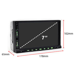 Lecteur MP5 universel pour voiture 7028B avec écran tactile de 7 pouces, prise en charge du Mirror Link, radio FM, musique, lecteur <span class=keywords><strong>DVD</strong></span> de voiture avec Bluetooth intégré - Product Image 2