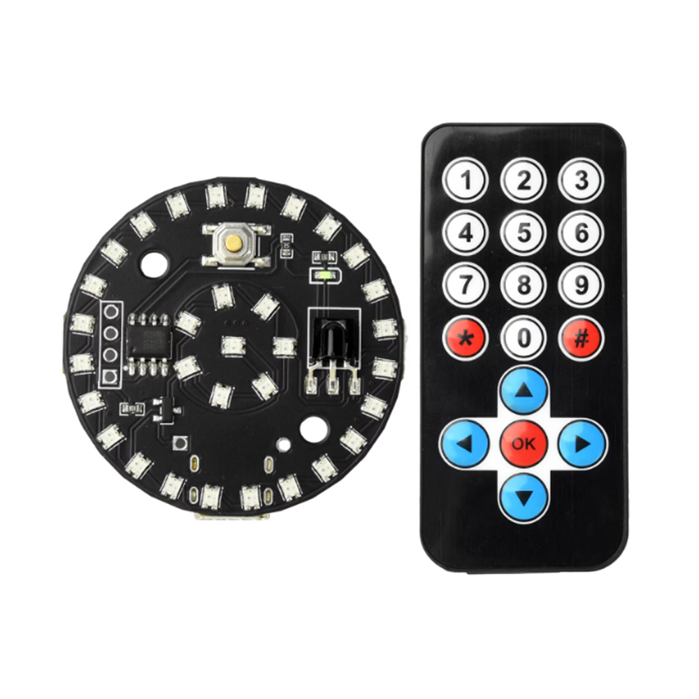 9 Color Infrared Remote LED Light Constant Brightness Modes Type-C USB Powered DIY Model Lighting Night Lights Decorations Lamp