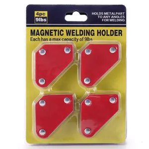 Welding bracket iron magnetic suction right angle magnet oblique multiple angles 4pc mini 9 lbs magnetic welding locator