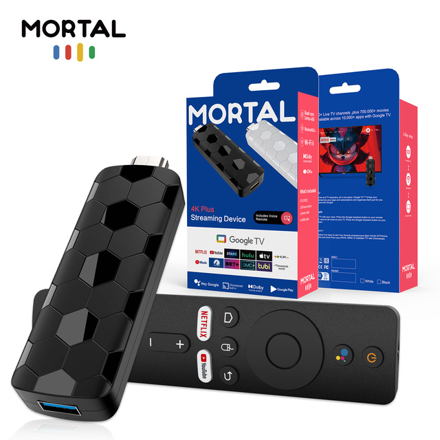 Football Program TV Stick Mortal R3+ Dynamic UI, OTA Automatic Update for TV Stick WIFI6 8K 4K Video 2GB 16GB Voice Remote