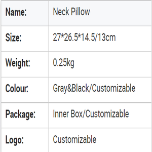 A forma di U comodo cuscino per il collo in Memory Foam portatile da viaggio per aereo - Product Image 4