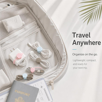 Attache-câble magnétique en silicone réutilisable, organisateur de câbles, aimant puissant, forme de fleur, gestion des câbles pour écouteurs, chargeur USB, fil