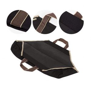 Free Sample Large Canvas <b>Log</b> Tote Bag Carrier Indoor Fireplace Firewood Totes Holders for Outdoor Tubular Birchwood <b>Stand</b> - Product Image 4