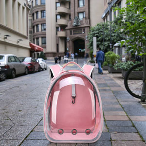 फैशन कैनवास मेष कुत्ते बैकपैक जिपर ठोस पर्यावरण अनुकूल डिजाइन सुनिश्चित करता है कि अच्छा हवा परिसंचरण गर्म धब्बे (15 किलो) को रोकता है - Product Image 3