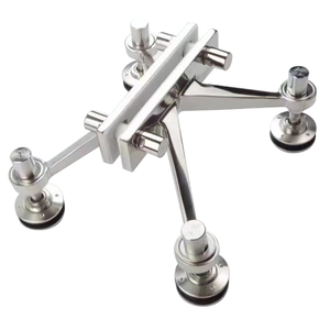 Griffe d'assemblage auxiliaire en acier inoxydable 304 en forme de K, type 250, <span class=keywords><strong>pour</strong></span> support de pointe d'auvent, griffe à verre fournie par l'usine HL - Product Image 1