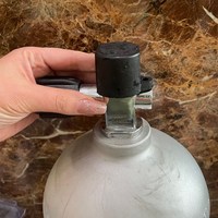 Bouchon anti-poussière fileté pour valve de bouteille de plongée haute pression, en aluminium, acier et caoutchouc, pour applications de plongée