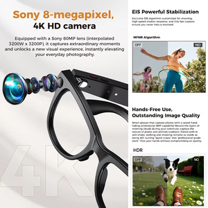 Nouvelles Lunettes Intelligentes de Cyclisme M02 avec Caméra 8MP, Enregistrement Vidéo 1200P, Traducteur IA Double Puce, Appel Bluetooth, Lunettes de Sport GPT pour Hommes et Femmes - Product Image 4