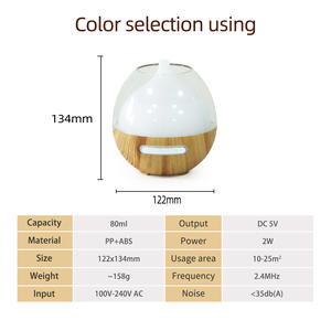 Diffuseur d'arômes ultrasonique miniature JCSY-313 0,5L USB, humidificateur à effet bois pour la maison, le bureau et l'utilisation sur le bureau - Product Image 4