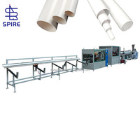 Machine d'extrusion de tuyaux en PVC à double vis SPIRE haute productivité avec moteur et boîte de vitesses, production de 50-600 kg/h, boîte de vitesses horizontale/verticale