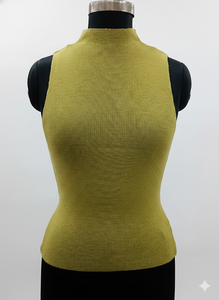 Women Classic Quality Striped Short Tank <b>Tops</b> Soft Stretch Sleeveless Casual Front for Daily Wear Comfortable Breathable Fit - Product Image 3