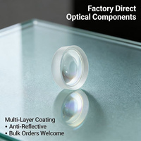 Biconcave Optical Glass Lens 20mm Diameter 5mm Edge Thick Factory Direct Custom Multi Coating for Optical Equipment
