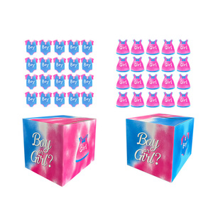 Nouveaux accessoires de jeu pour fête de révélation du sexe du bébé (garçon ou fille), mini, durables et écologiques, pour créer une ambiance festive et deviner le sexe. - Product Image 3