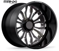 Jantes FANXI finition noire, motif de fixation 5/6/8 trous, 5x139.7 6x5.5 6x135 8x6.5 8x180 8x170, roues forgées 22x12 24x14 26x12 26x14 26x16