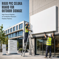 Plaque en PVC plastique, plaque en mousse PVC expansée Celuka, plaque rigide résistante aux UV pour enseignes publicitaires 1220x2440mm 4x8ft