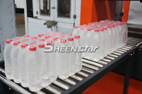 Ensemble complet d'eau potable automatique pour petites entreprises 3 en 1 Machine de remplissage bouchage et d'emballage de bouteilles d'eau minérale pure pour animaux de compagnie