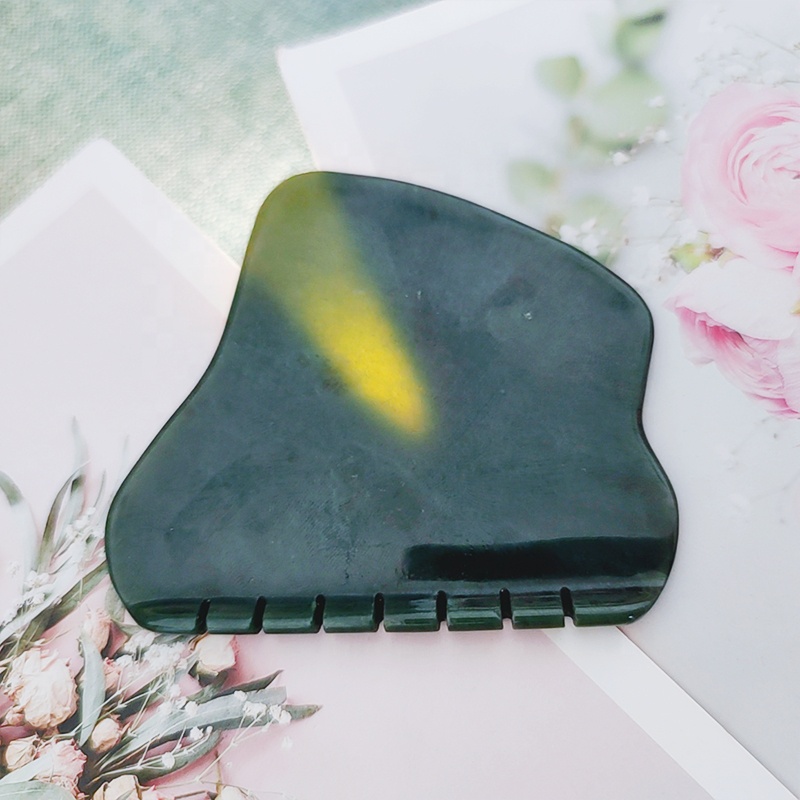 Массажер для тела, спа, акупунктурная терапия, точечное лечение, инструмент для массажа лица из нефрита, нефрита, гуаша для лица