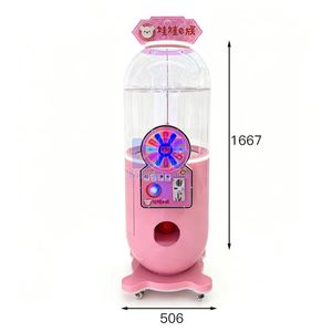 Baihui Animation Distributeur d'œufs surprise personnalisé, machine à monnayeur de type grue, machine de jeu d'arcade à plateau tournant pour jouets en capsule pour enfants - Product Image 2