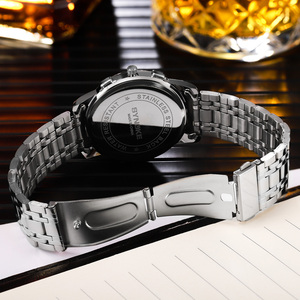 <span class=keywords><strong>Montre</strong></span> <span class=keywords><strong>à</strong></span> quartz <span class=keywords><strong>à</strong></span> trois aiguilles et six affichages, bracelet en acier, étanche, pour jeunes, loisirs, hommes et femmes, <span class=keywords><strong>montre</strong></span> de bureau - Product Image 6