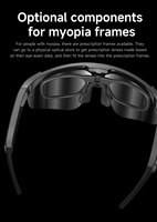Lentes Inteligentes L805 con Asistente de Voz con IA ChatGPT, Cámara HD 1080P, Lentes de Sol para Ciclismo, Audio Inalámbrico de Oído Abierto, Micrófono Dual ENC