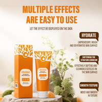 Crème Exfoliante Éliminateur de Peaux Mortes Gel Nettoyant Visage Gommage Exfoliant Enzymatique à l'Orange Service de Dropshipping