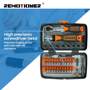 38 in 1 가정용 조합 모바일 도구 정밀 키트 비트 래칫 스크루 드라이버 소켓 도구 세트 - Product Image 3