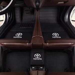 Alfombrillas de Coche Personalizadas de Cuero con Diseño de Camuflaje Forestal, de 10 mm de Grosor, Juego Completo de 5 Piezas para Tesla, Volkswagen, Range Rover - Product Image 4