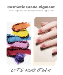 MyBeautyNails-polvo acrílico de etiqueta privada, paleta a granel de 16 colores, conjunto de pigmento <span class=keywords><strong>Pastel</strong></span> comprimido gradiente - Product Image 2