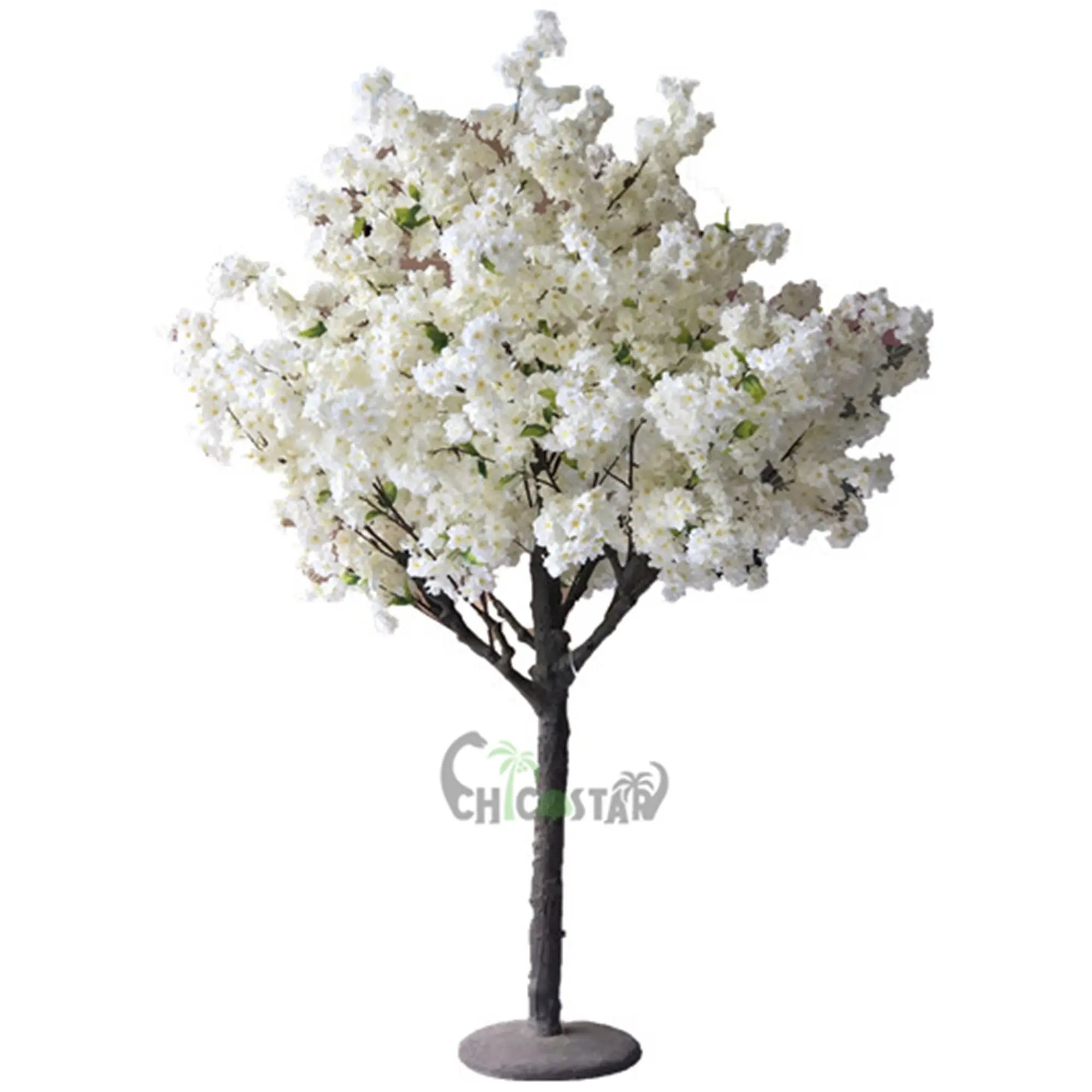 थोक इनडोर मिनी कृत्रिम फूल पेड़ संयंत्र/शादी की मेज Centerpiece सजावट कृत्रिम चेरी खिलना पेड़