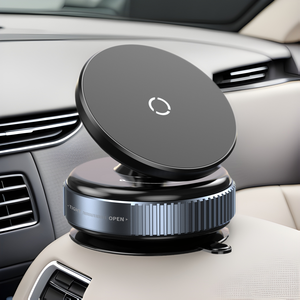 Soporte magnético para teléfono, soporte para teléfono con navegación para coche, con succión al vacío y base magnética para un ajuste seguro - Product Image 1