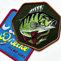 Écussons tissés personnalisés avec logo, broderies haute densité pour vêtements, chapeaux, sacs et accessoires