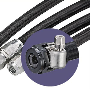 Manguera de ventilación de vapor delantera y trasera trenzada de nailon Kit cruzado de refrigerante LS LSX LS1 <span class=keywords><strong>LS2</strong></span> LS6 LM7 Ventilaciones de vapor - Product Image 2