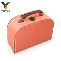 Série de kits de toilettage pour bébé de haute qualité, emballage créatif, mini valise en carton, emballage cadeau orange, carton artisanal