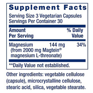 OEM Life Extension Neuro-<span class=keywords><strong>Mag</strong></span> <span class=keywords><strong>Magnésium</strong></span> L-Thréonate, Santé de la mémoire, Pensée rapide, Soutien à la santé cognitive, Végétarien, Sans OGM - Product Image 6