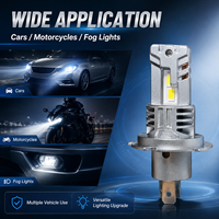 Phare LED tout-en-un SFIDA WM48 avec driver intégré, compatible Canbus, sans erreur EMC, super lumineux blanc 6000K