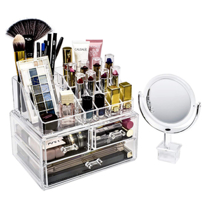 Nouveau design <span class=keywords><strong>mac</strong></span> maquillage stockage avec miroir populaire vente avec BSCI - Product Image 4