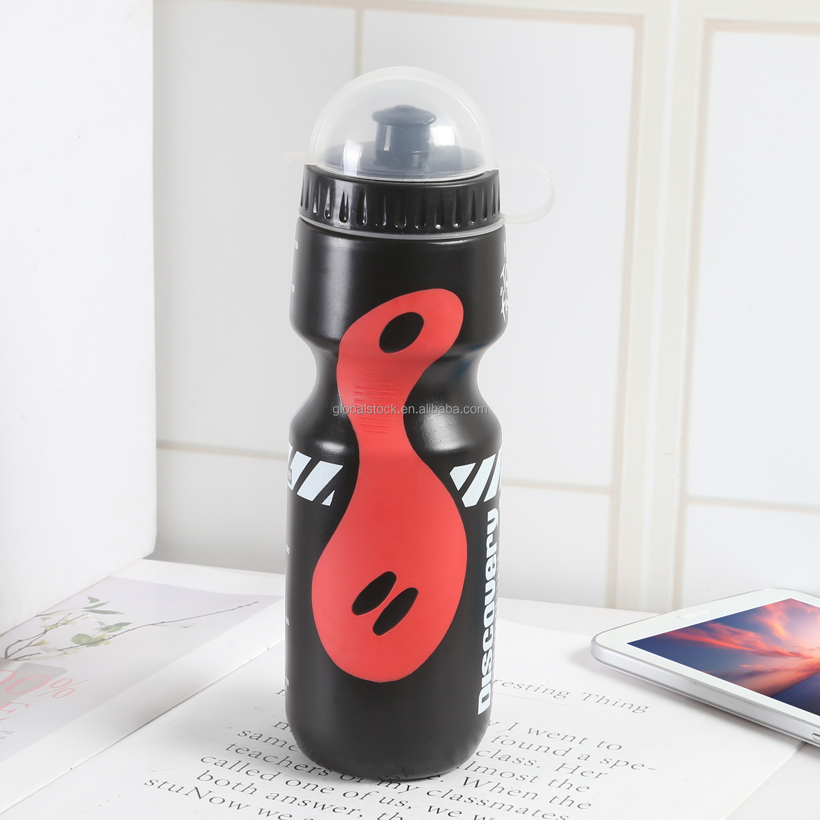 Велосипедная бутылка для воды для занятий спортом на открытом воздухе, кемпинга, пешего туризма, велоспорта, портативная бутылка для воды 750 мл, посуда для напитков