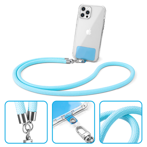 Lanière de <span class=keywords><strong>téléphone</strong></span> anti-perte détachable <span class=keywords><strong>avec</strong></span> <span class=keywords><strong>cordon</strong></span> de cou en <span class=keywords><strong>perle</strong></span> bandoulière pour tous les téléphones portables sangles de sécurité et attache porte-clés - Product Image 4