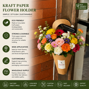 Borsa Personalizzata per Bouquet di Fiori per Consegna ai Fioristi e Confezionamento al Dettaglio - Product Image 1